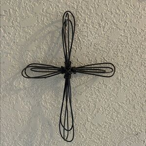 Iron Wire Wall Cross Decor